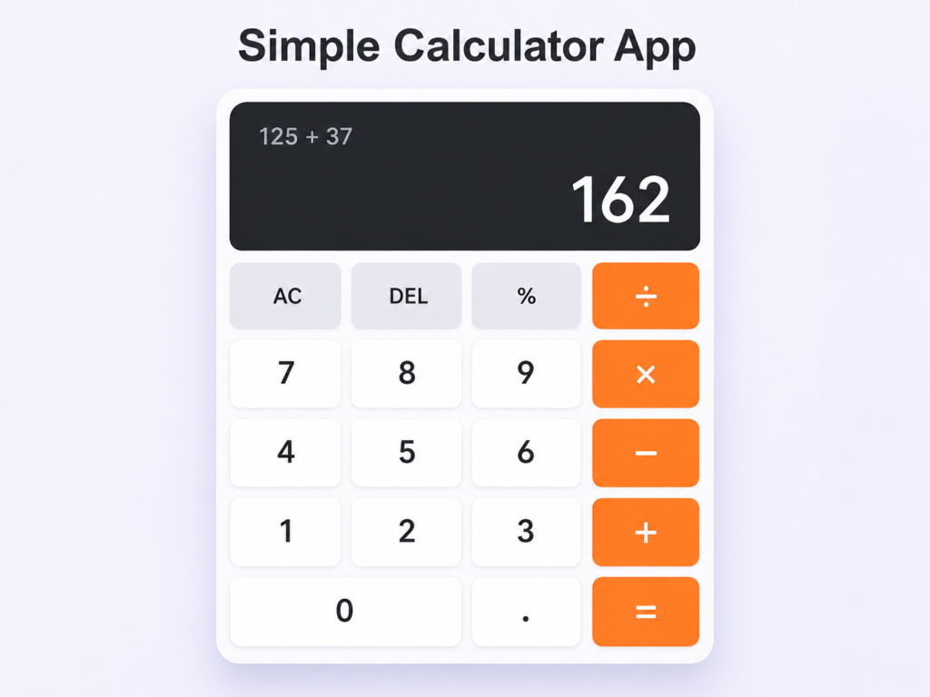 Simple Calculator App
